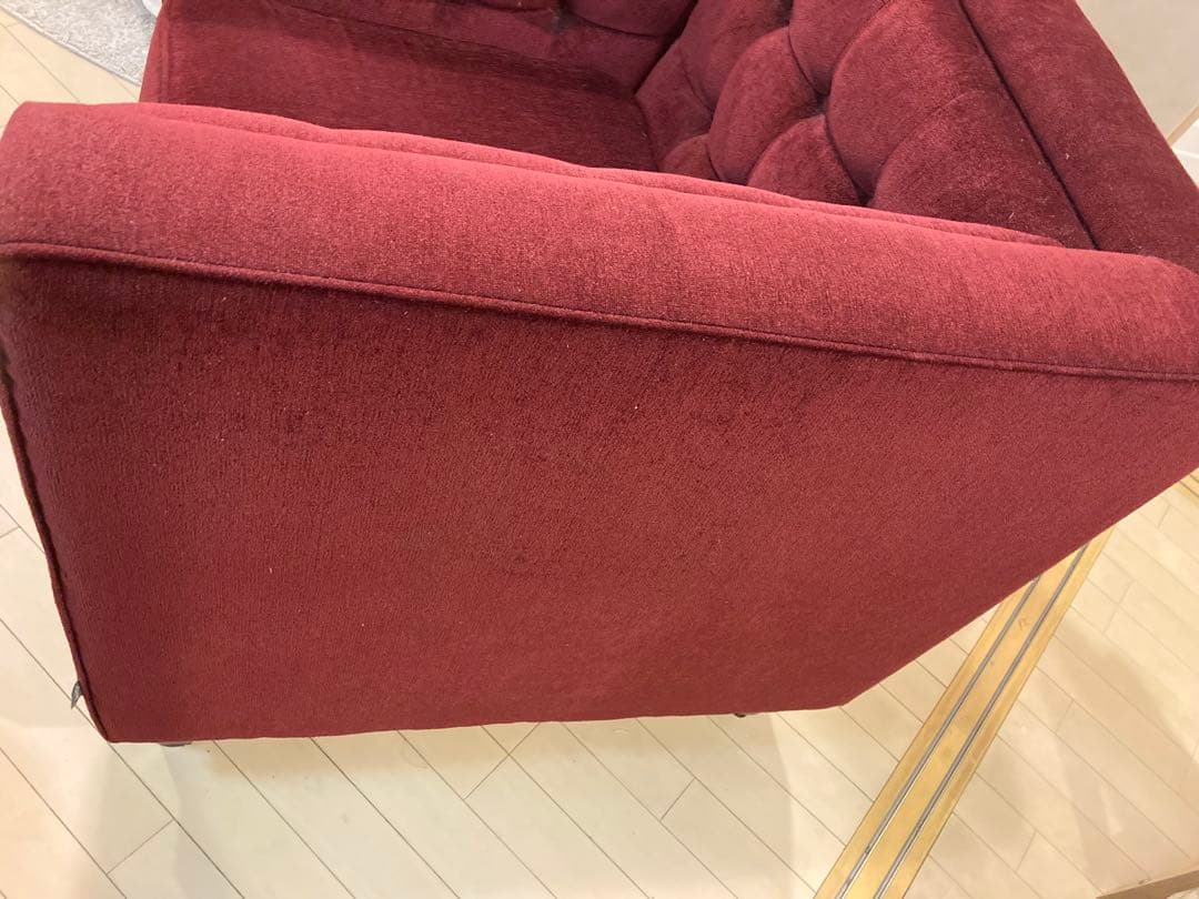 先物太郎様専用】Oliver オリバー 1人掛けソファ ボルドー 日本製