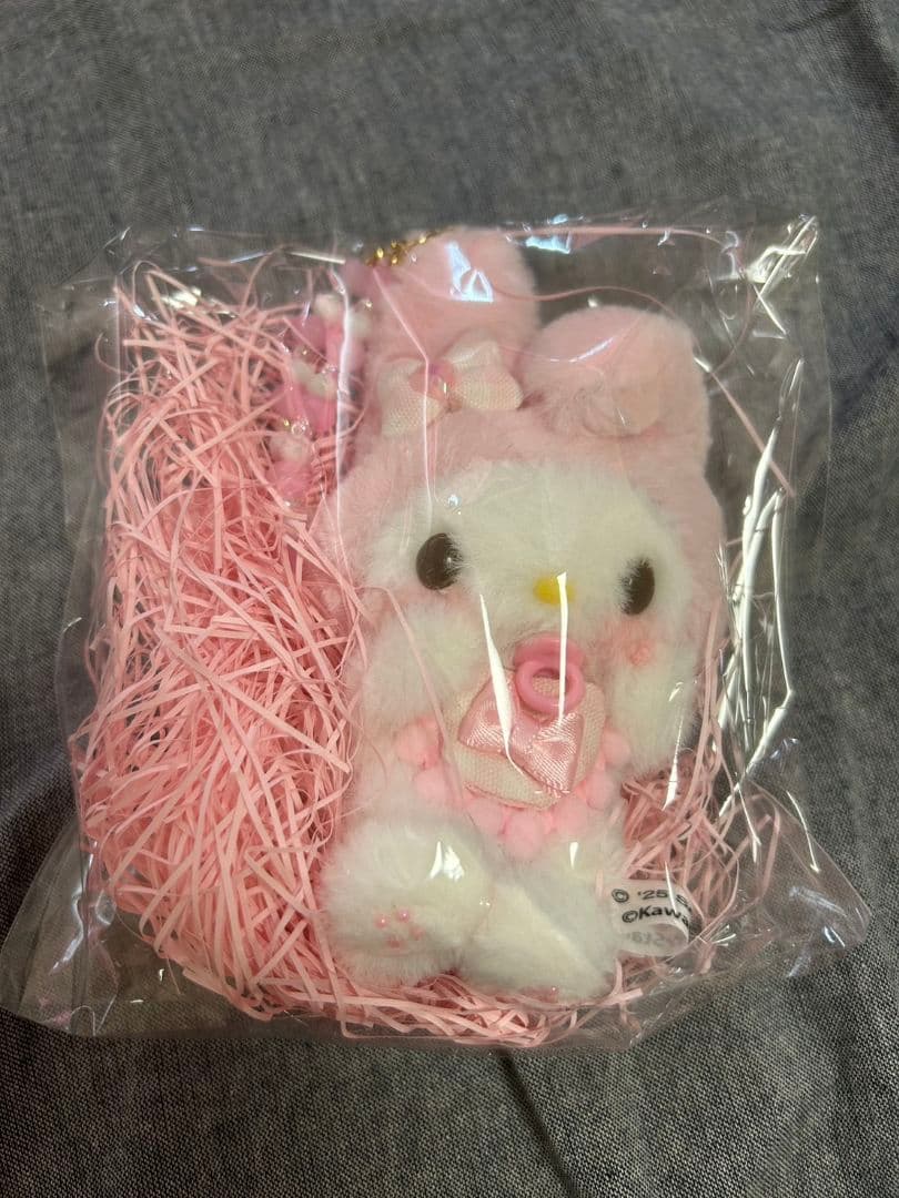 サンリオ カワスタ マイメロ バッグチャーム ハンドメイド 限定 マイメロディ(カオ)バッグチャーム COLLABORATION Bling Me!