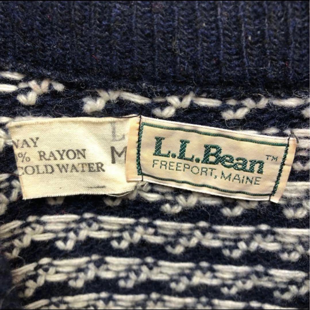 L.L.Bean バーズアイ エルエルビーン 80s ネイビー