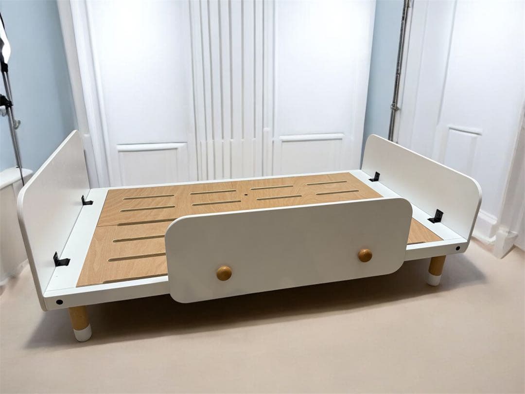 2歳〜5歳⭐︎HOPPL ホップル　べベッド　キッズベッド　ホワイト　マット別出品 HOPPL ホップル bebed baby（べベッド ベビー） | こどもと暮らし