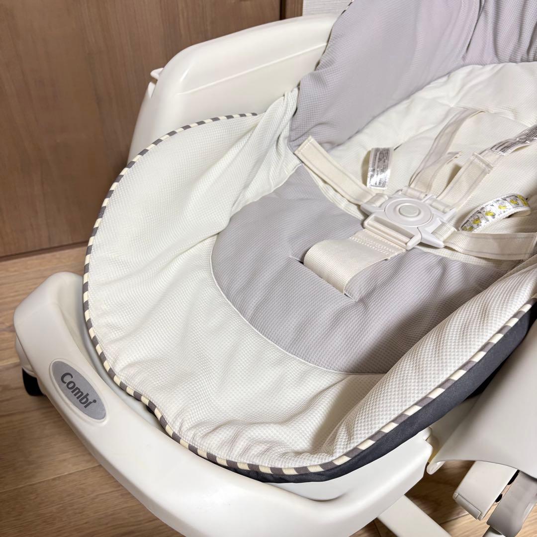 極美品✨コンビ ハイローチェア ネムリラ FF セサミグレー 手動