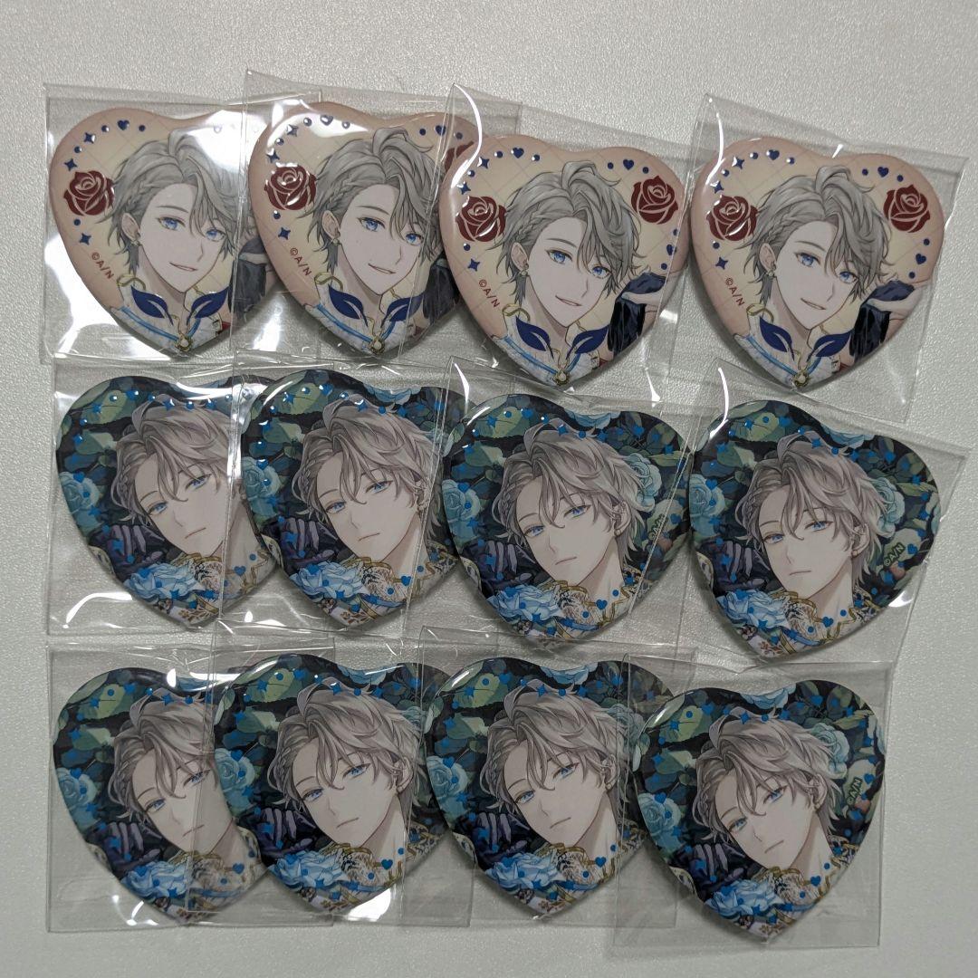 にじさんじ Rose Valentine ランダムハート型缶バッジ 甲斐田晴 | Shop