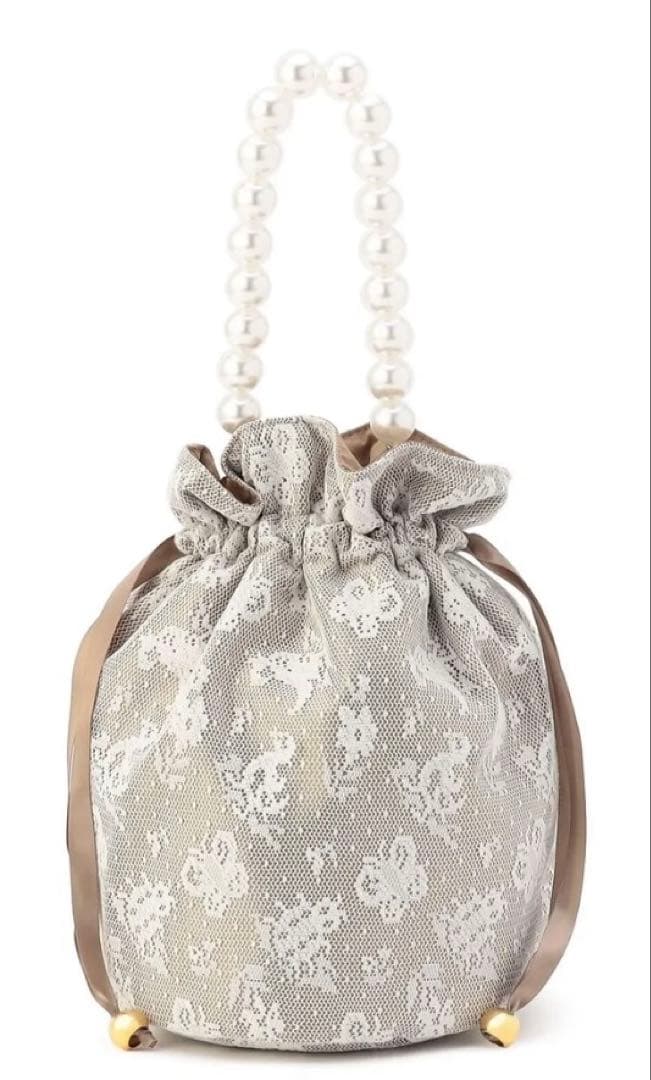 新品 フェイラー ハイジ レース巾着 ホワイトベージュ - メルカリ