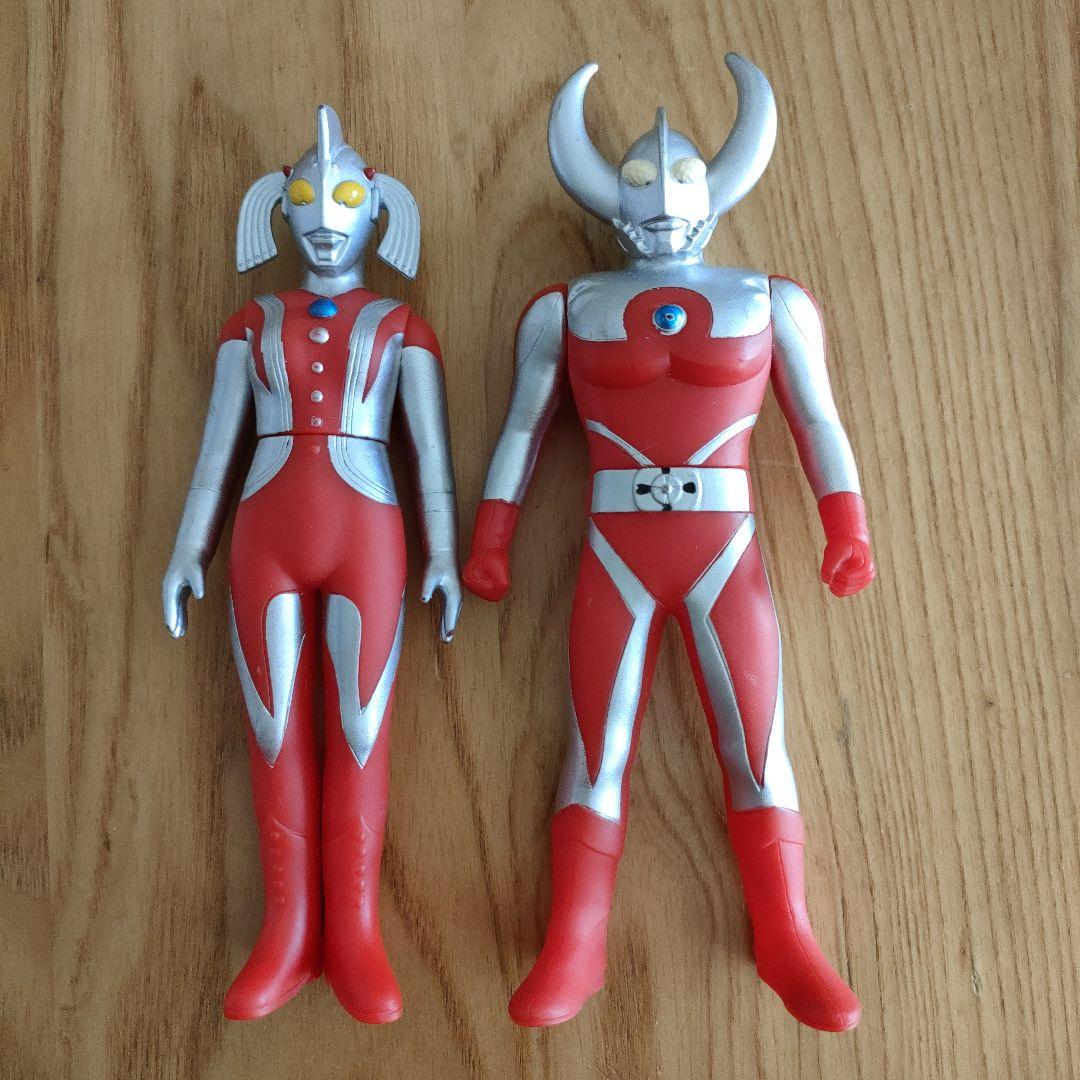 ウルトラの父 ウルトラの母 ソフビ ウルトラマンシリーズ - メルカリ