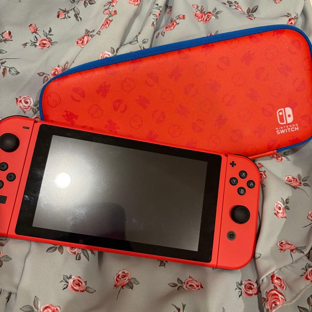 ★美品　Nintendo Switch 本体のみ　マリオレッド 任天堂株式会社 ニュースリリース :2023年8月31日 - マリオの赤を