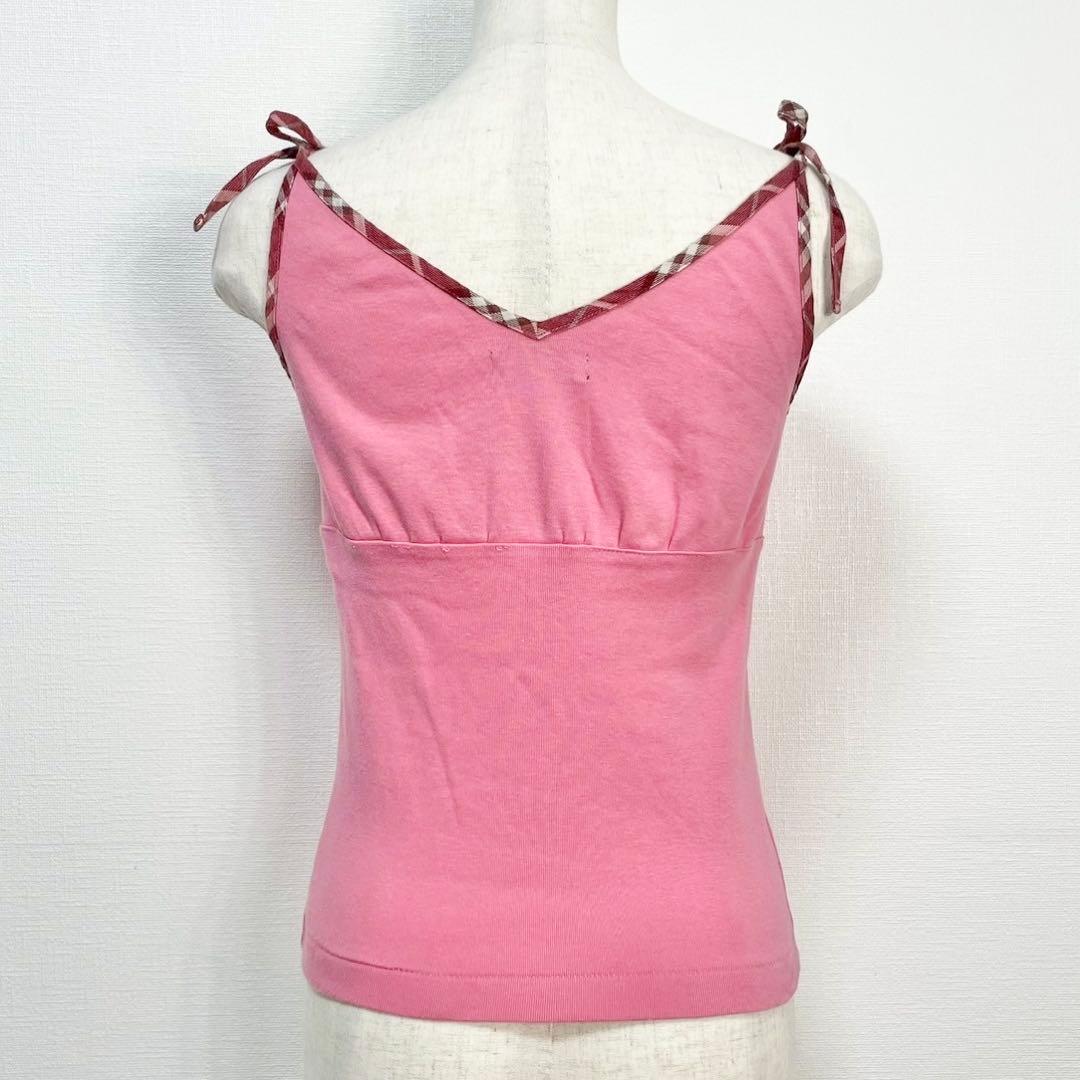 y2k❤️ BURBERRY BLUE LABEL パイピング キャミソール - メルカリ