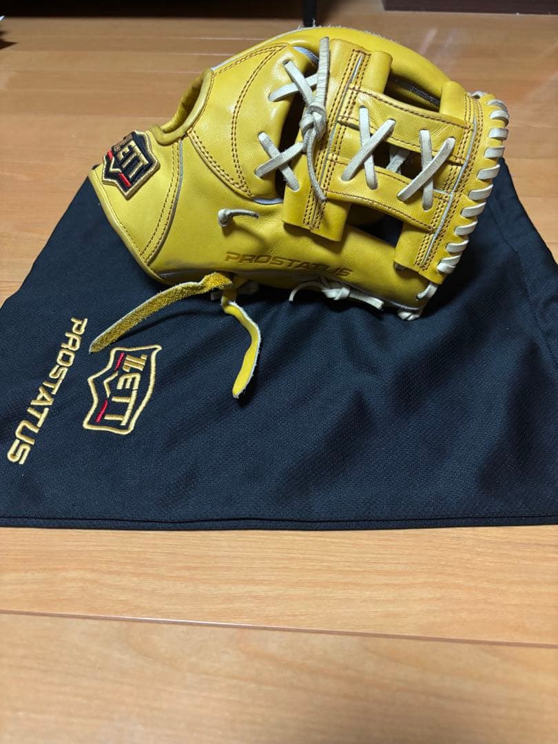 硬式内野手用】ZETT PROSTATUS 野球 イエローBPROG 364 - メルカリ