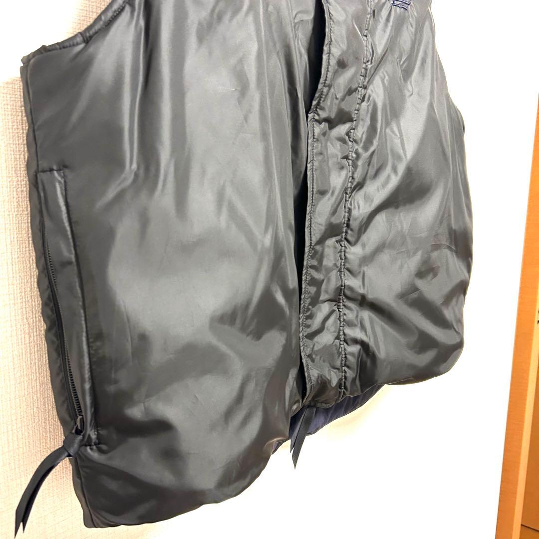 seesee シーシー ダウンベスト リバーシブル 黒 ブラック ネイビー