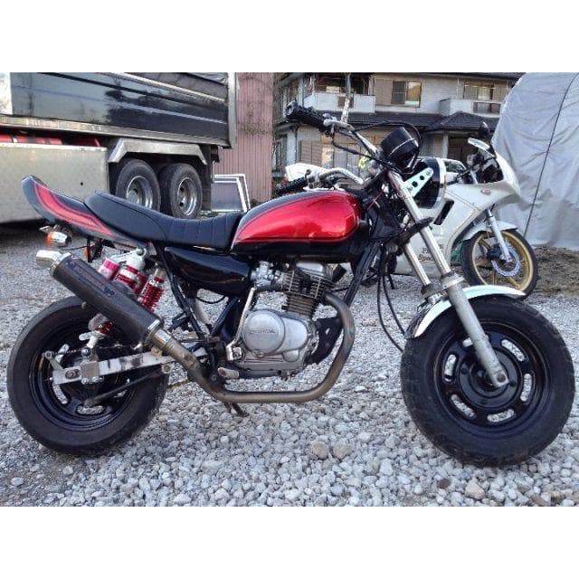 新品 エイプ50 100 ツインサスアダプター 塗装込み KBC製 Wサス