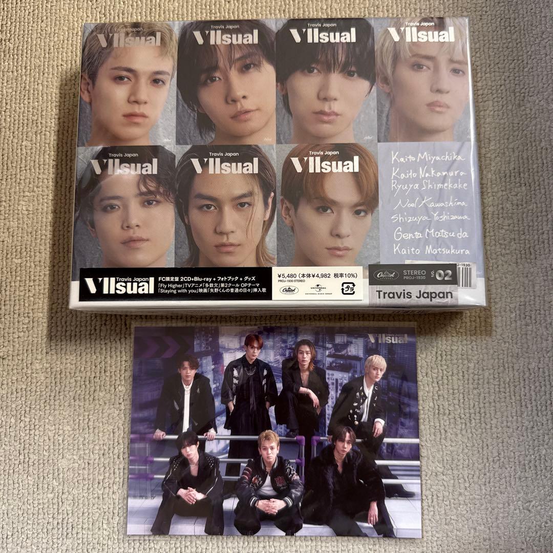 Travis Japan VIIsual【FC限定盤】 銀テ付き VIIsual TravisJapan FC限定盤（Blu-ray） - メルカリ