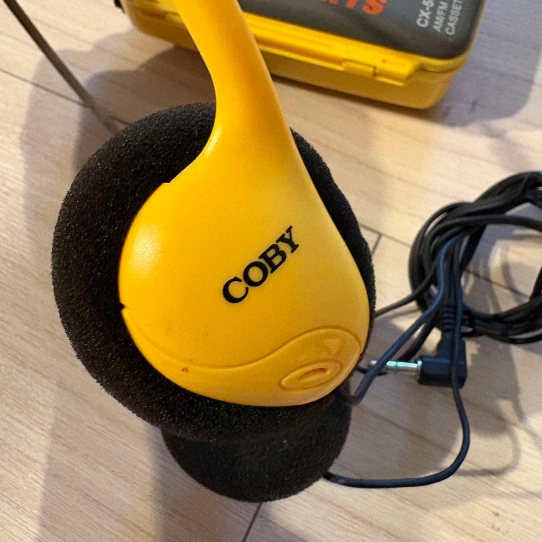 希少レア】COBY CX-56 カセットプレーヤー AM/FMラジオチューナー