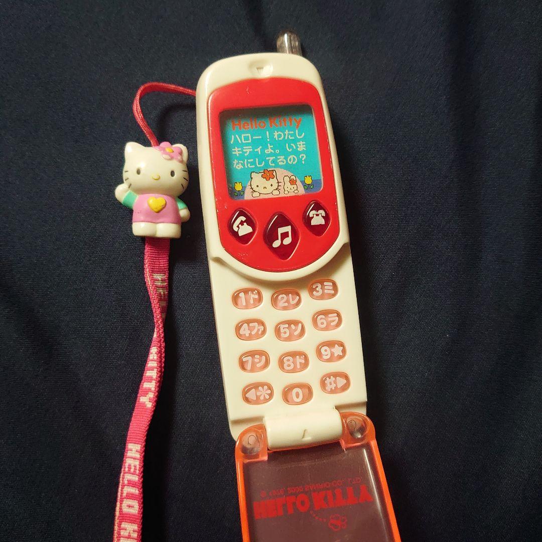 レア ハローキティ 携帯電話 ピッチ キティちゃん サンリオ 2000年製