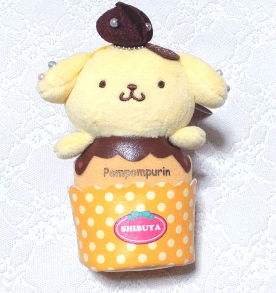 sanrio vivitix 渋谷限定 ポムポムプリン ぬいぐるみ マスコット