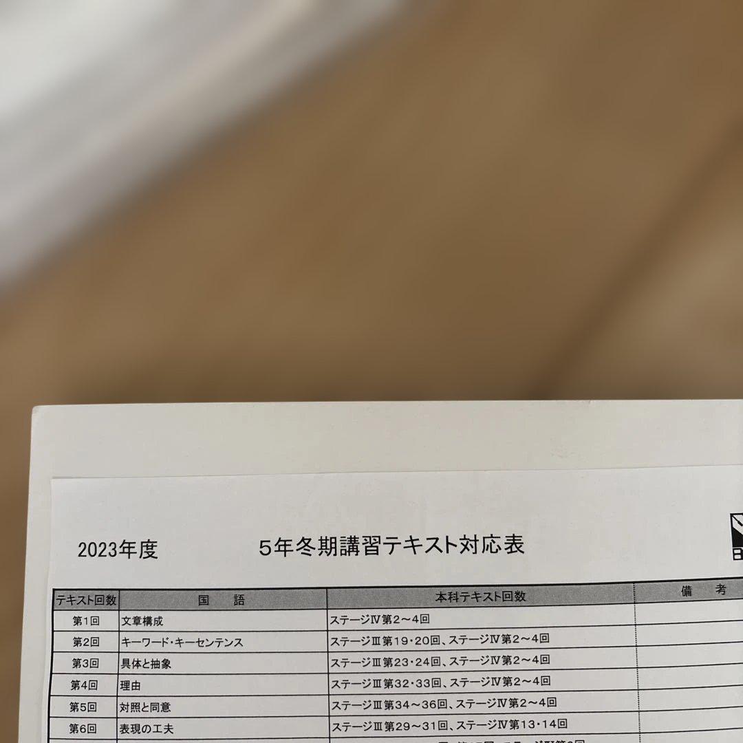 日能研 5年 標準 冬期講習 テキストと解答編 2023年度 - メルカリ