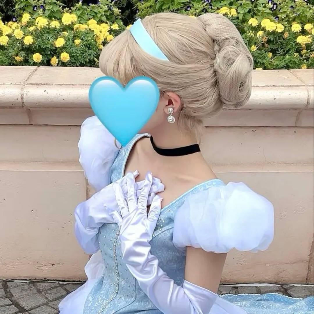 シンデレラ　ウィッグ　Dハロ　仮装 初めての三つ子でDハロ🎃🤍 シンデレラ @kinkinkin00 白雪姫