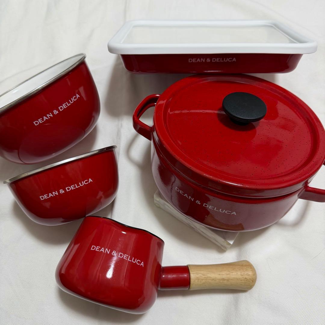 DEAN & DELUCA キッチン雑貨5点セット ホリデーレッド 赤 DEAN & DELUCA キッチン雑貨5点セット ホリデーレッド 赤 - メルカリ