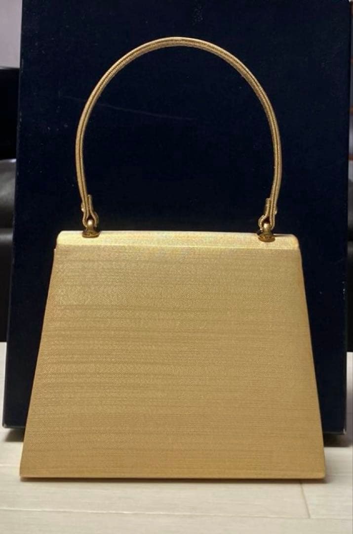 《美品》草履バッグセット　ゴールド　Lサイズ