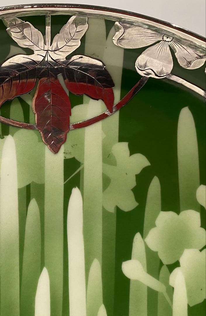 価格ホビー・楽器・アート - 西浦焼 釉下彩銀装大皿