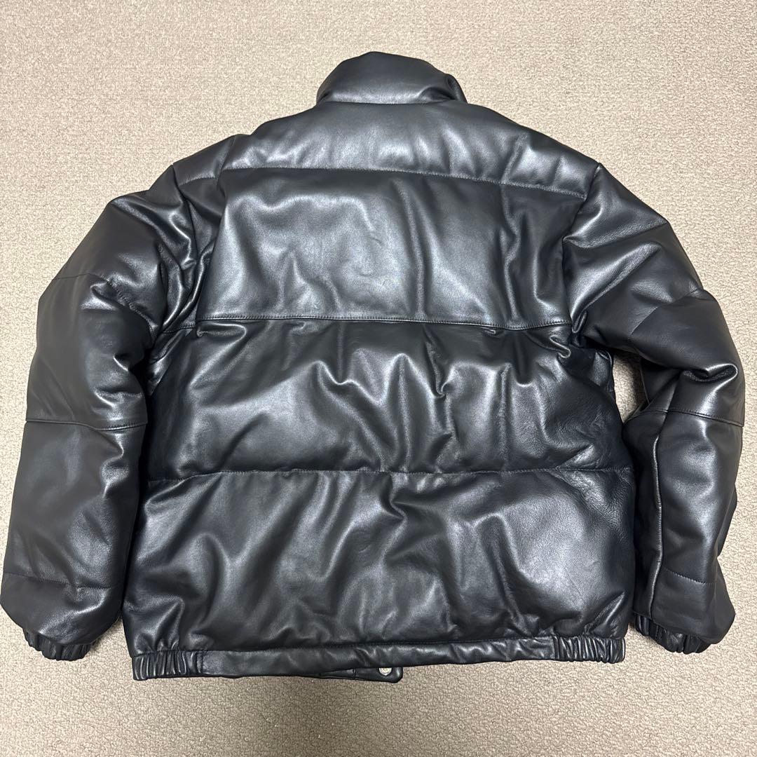 着用少】BEAUTY&YOUTH別注 Schott レザー ダウンジャケット - メルカリ