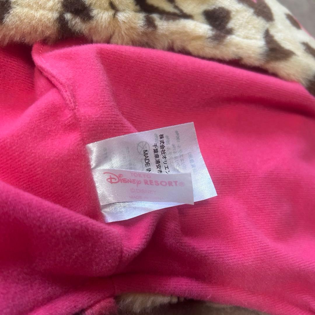 値下げ可 ディズニー ヒョウ柄 マフラーキャップ ミニー 美品 - メルカリ