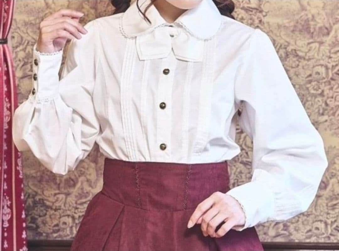 クラロリくる実 ノエル・ド・メモワール ブラウス S 白 - メルカリ