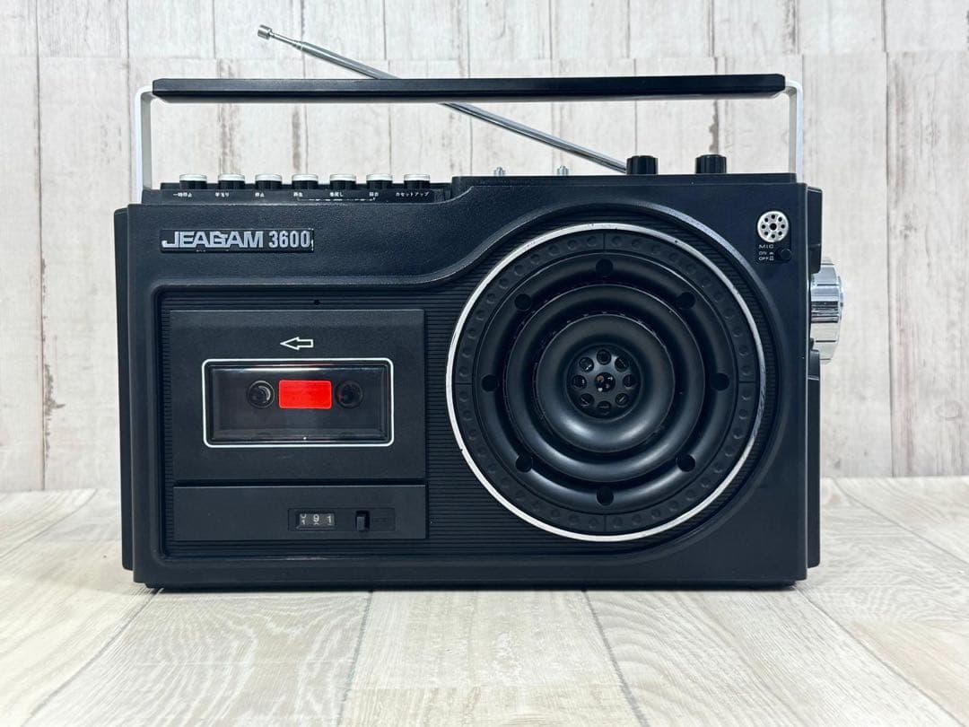 昭和レトロ品 JAGAM ラジオカセットJR-3600 希少 - メルカリ