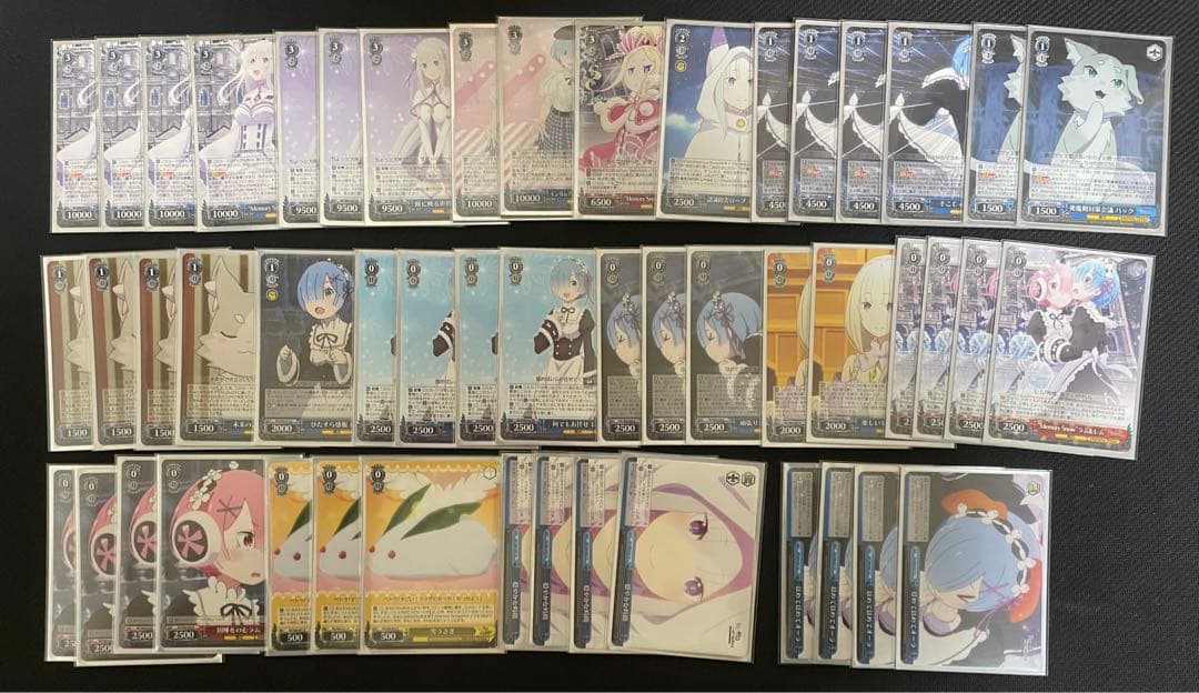 ヴァイスシュヴァルツ Reゼロ メモリースノー デッキ - メルカリ