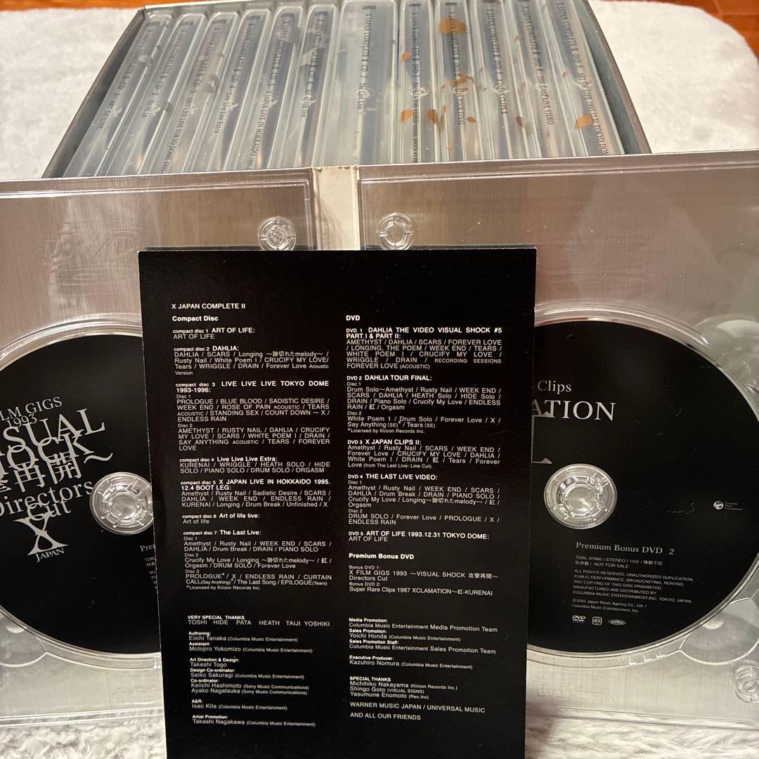 ミュージック X JAPAN COMPLETE II DVD