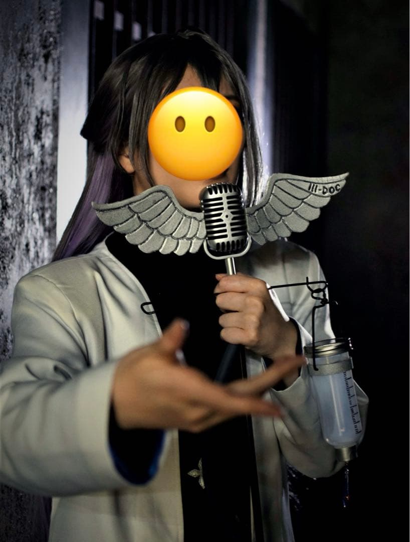 ヒプマイ 神宮寺寂雷 TDD 衣装3種 ウィッグ マイクセット コスプレ L