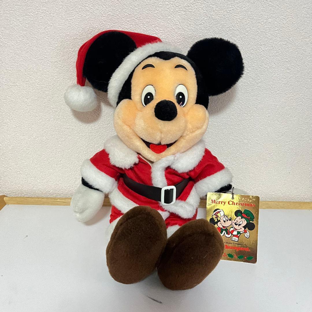 激レア タグ付き】ミッキーマウス サンタぬいぐるみ - メルカリ