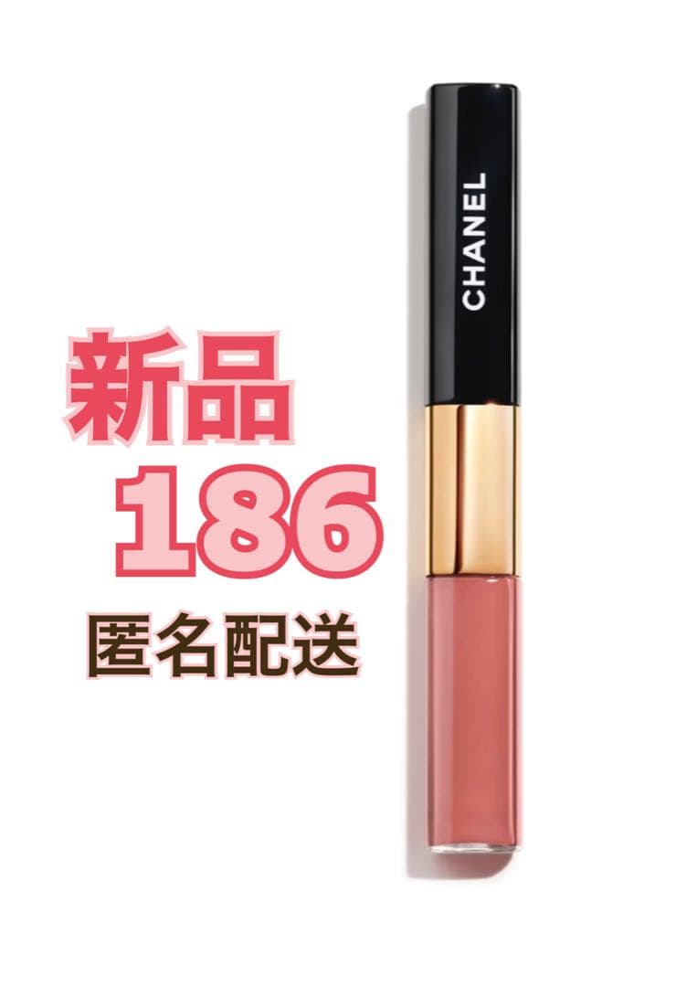 シャネル　ル ルージュ デュオ ウルトラ トゥニュ　186 ピンクヌード 新色レビュー】ル ルージュ デュオ ウルトラ トゥニュ｜CHANELの口コミ