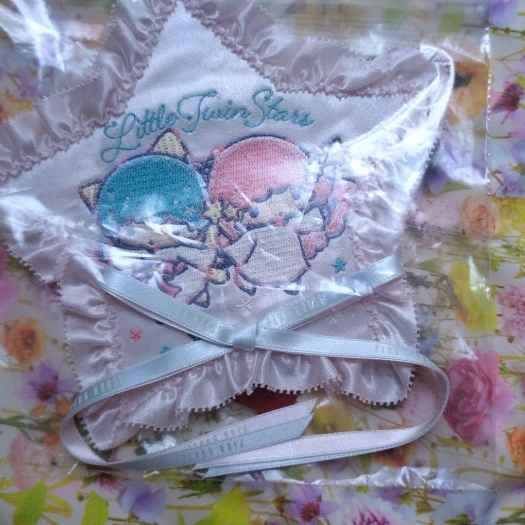 ピンクハウス リトルツインスターズ ワッペンブローチ ピンク