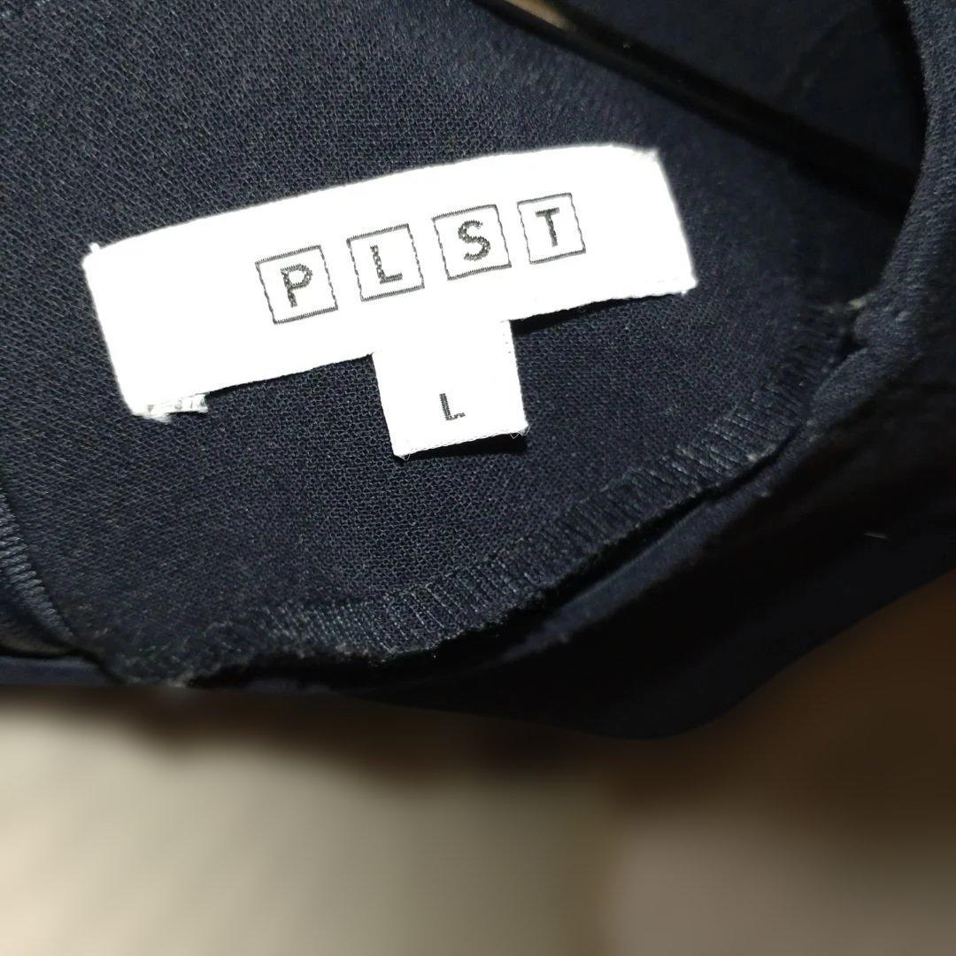 PLST プラステ 高橋志津奈コラボ ダークネイビー 七分ワンピL＆