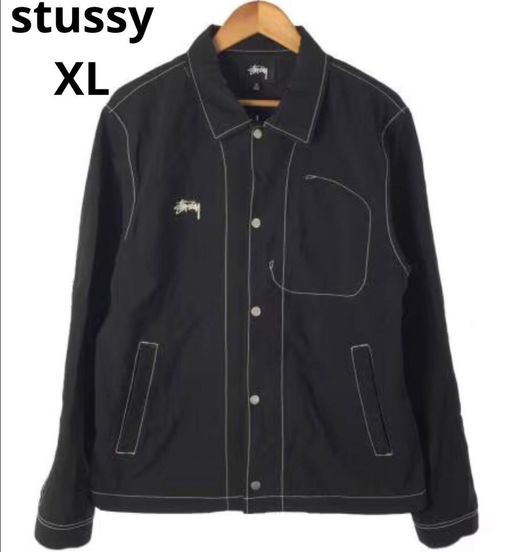 STUSSY Nylon Folsom JACKET BLACK XLサイズ - メルカリ