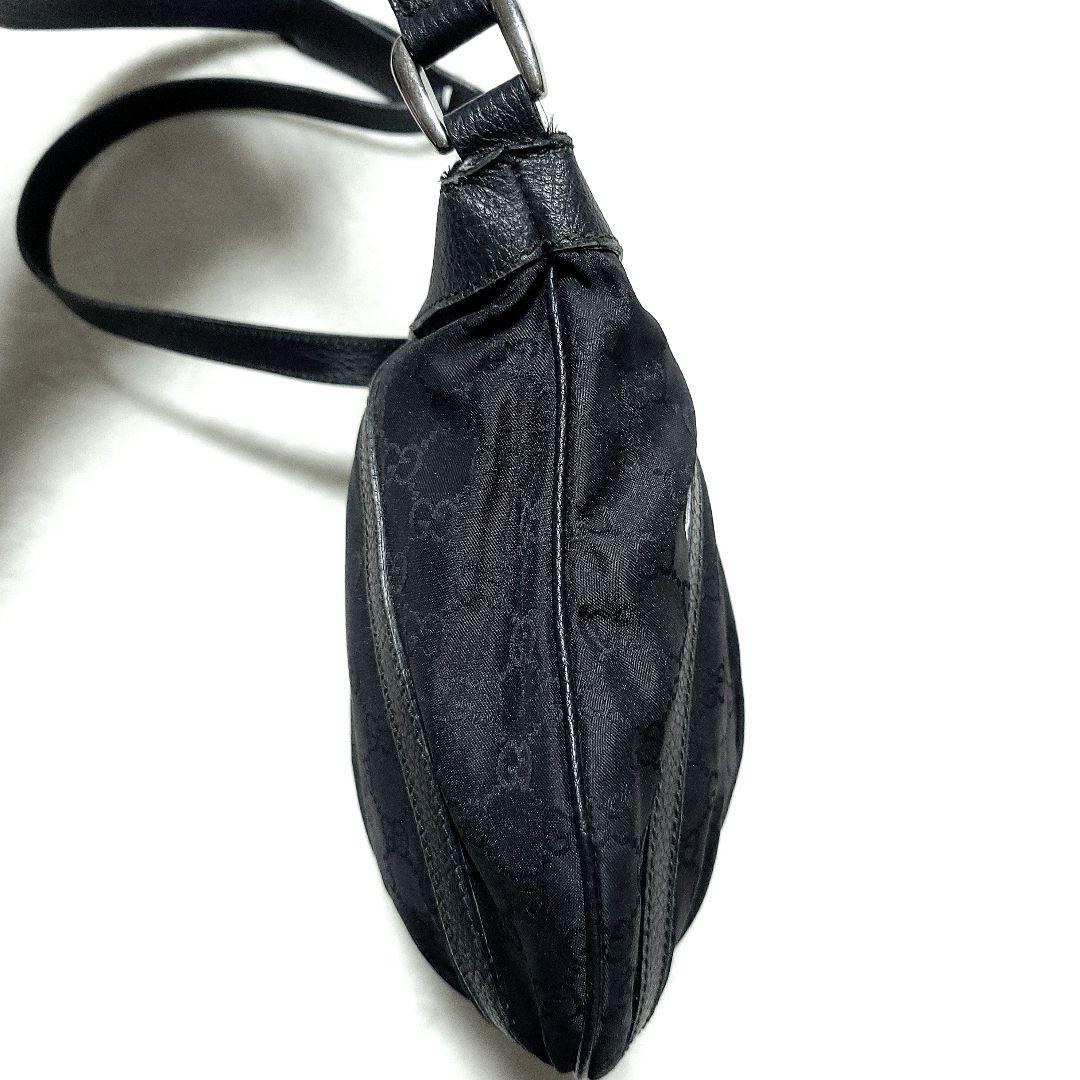 GUCCI ショルダーバッグ 肩掛け GGキャンバス アビー 265691 黒 - メルカリ