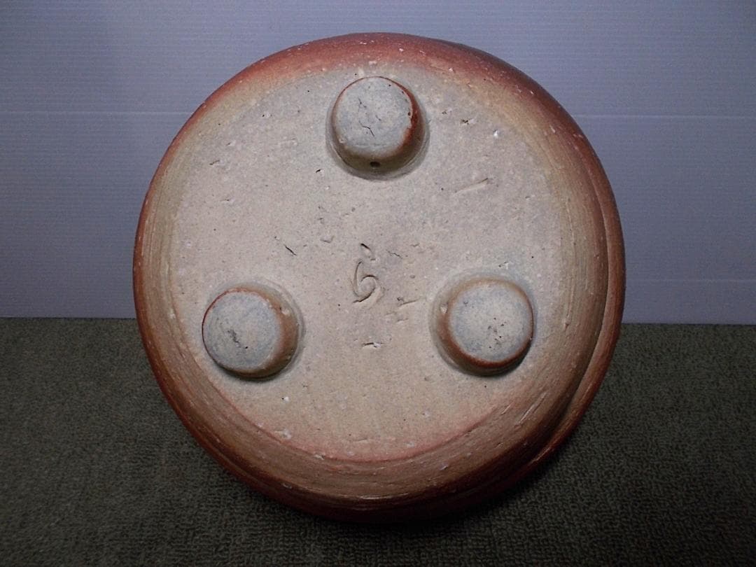 茶道具 四代高橋楽斎 信楽土風炉 茶釜 未使用五徳 織部敷板 底瓦 釜環