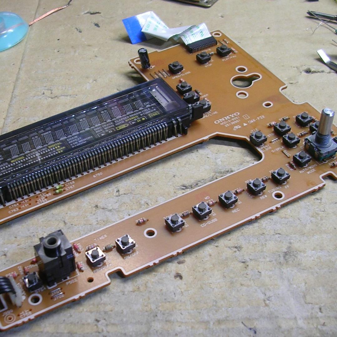 整備品＞ONKYO FR-V7 リモコン付属