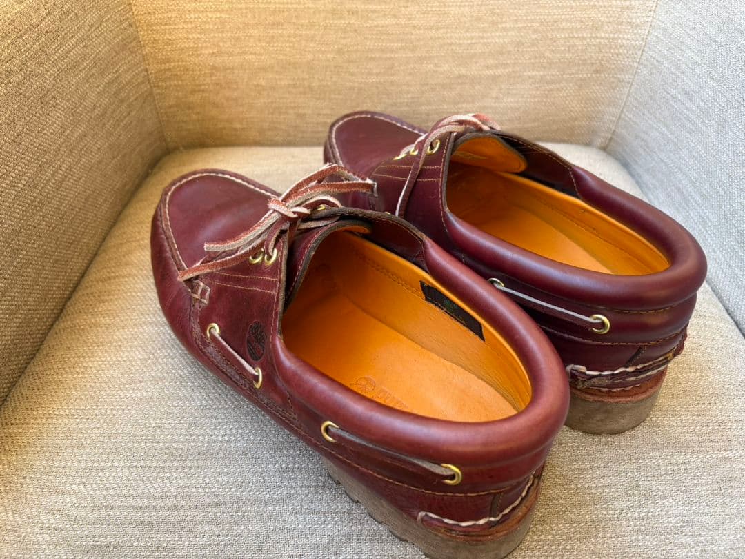 靴 Timberland 3 Eye Classic Lug \"Burgundy\"