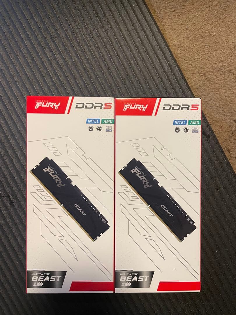KingstonFURYBeastDDR5 5600Mhz 16GB×2枚セット Amazon.co.jp: Kingston FURY Beast 16GB (2x8GB) 5600MT/s DDR5 CL36
