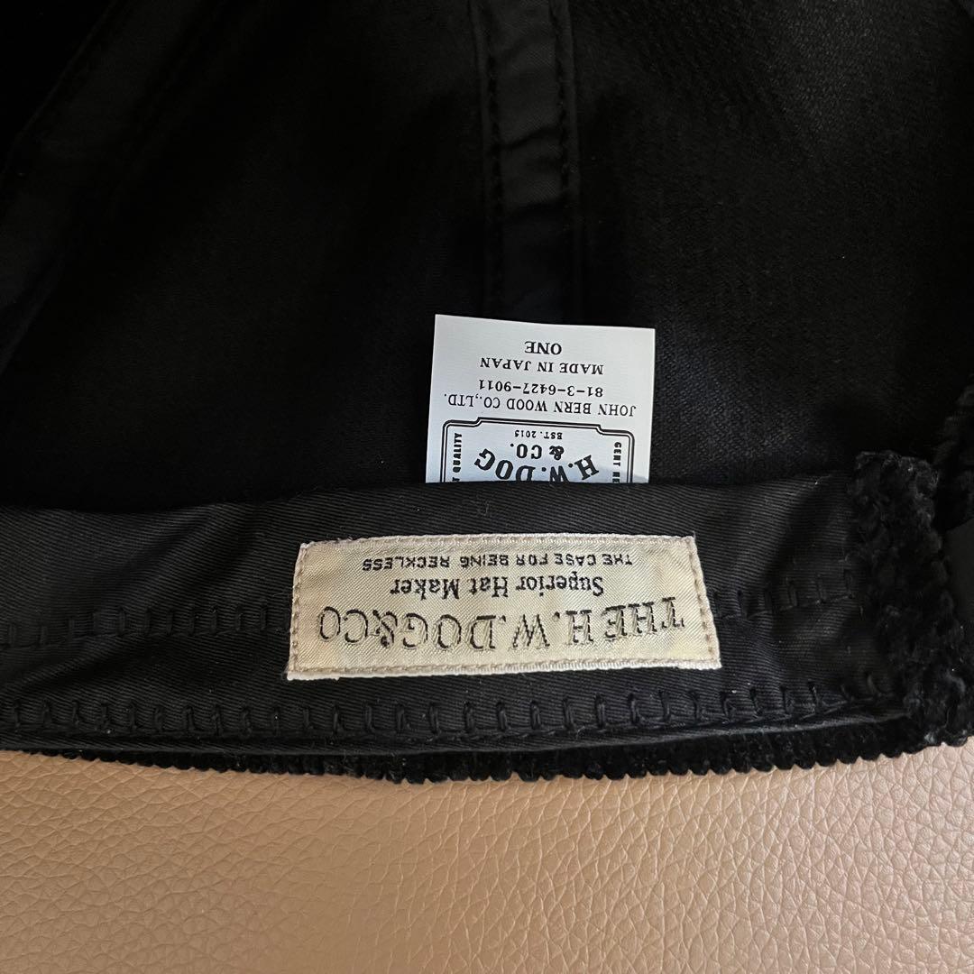 THE H.W.DOG&CO. コーデュロイトラッカーキャップ