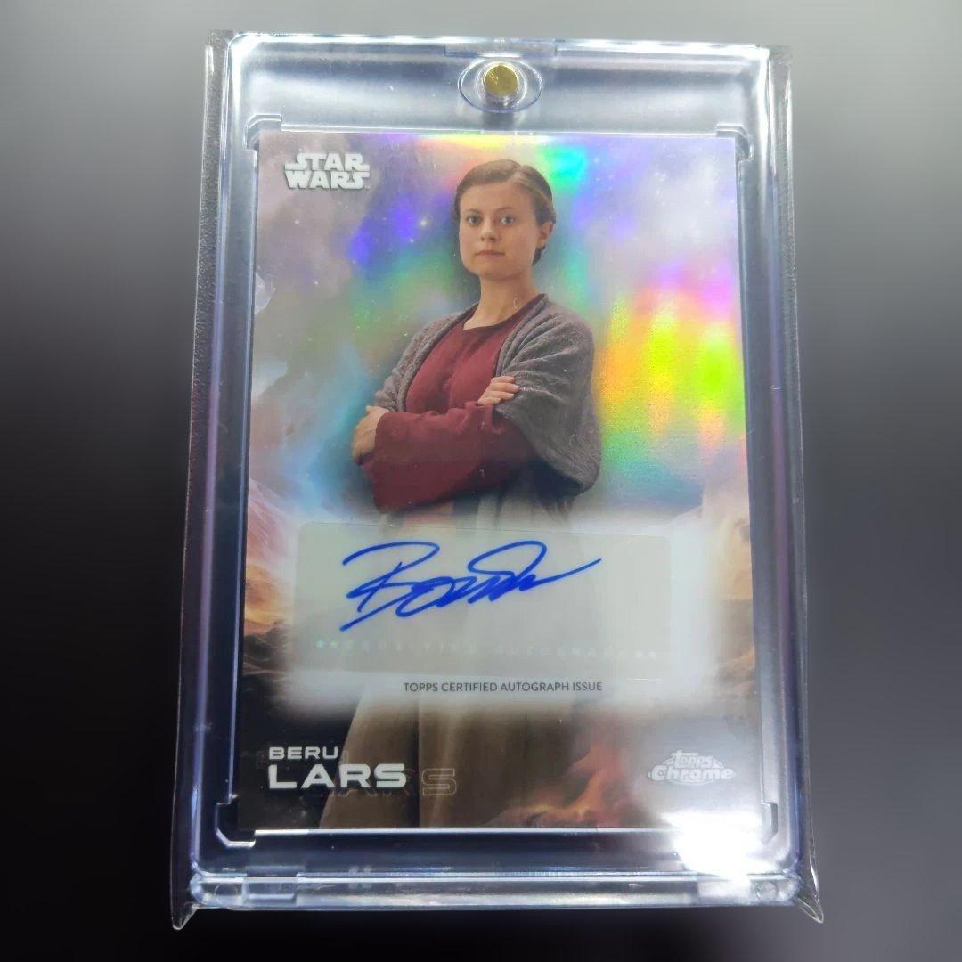 TOPPS STARWARS ベル・ラーズ サインカード - メルカリ