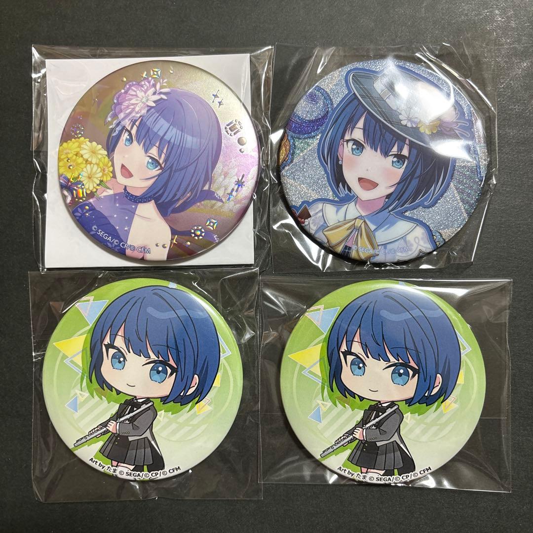 プロセカ グリッター缶バッジ ホログラム缶バッジ 桐谷遥 まとめ売り