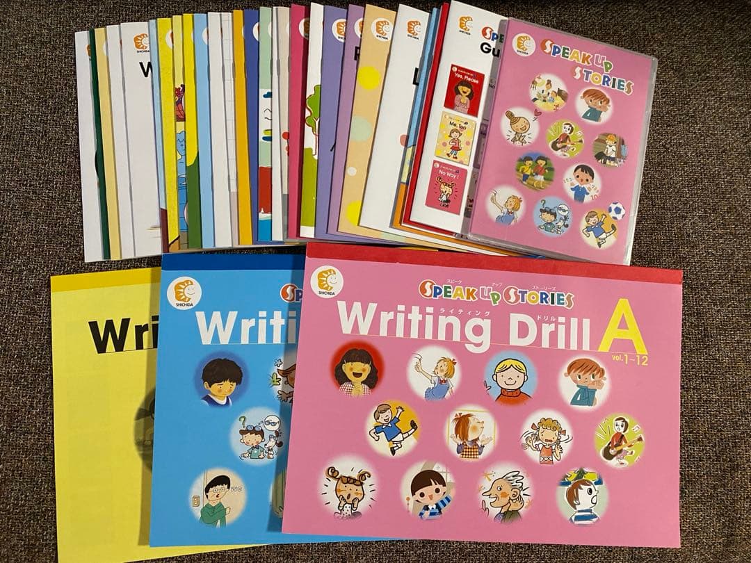 しちだ　Speak Up Stories Writing Drill 英語教材 SPEAK UP STORIES Writing Drillｾｯﾄ【英語教材】 | 七田式公式通販