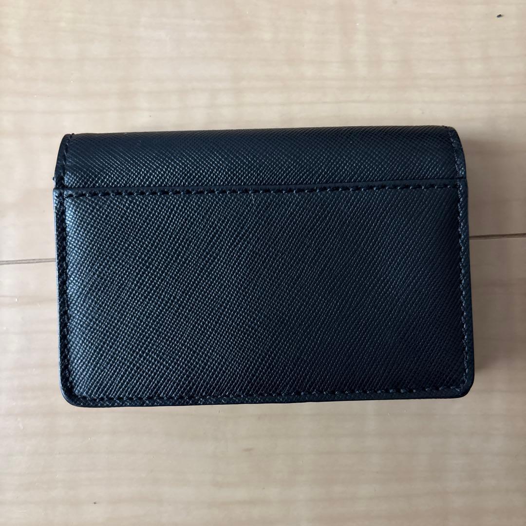 Tory Burch ブラックレザー名刺入れ - メルカリ