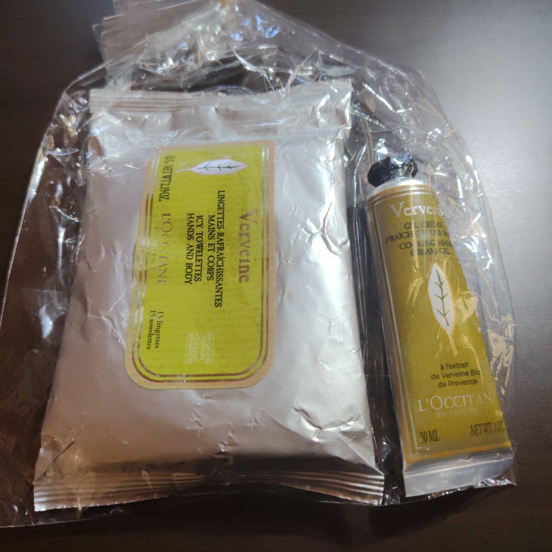 未開封】L'OCCITANE ハンドクリーム ボディふきとり用化粧シート