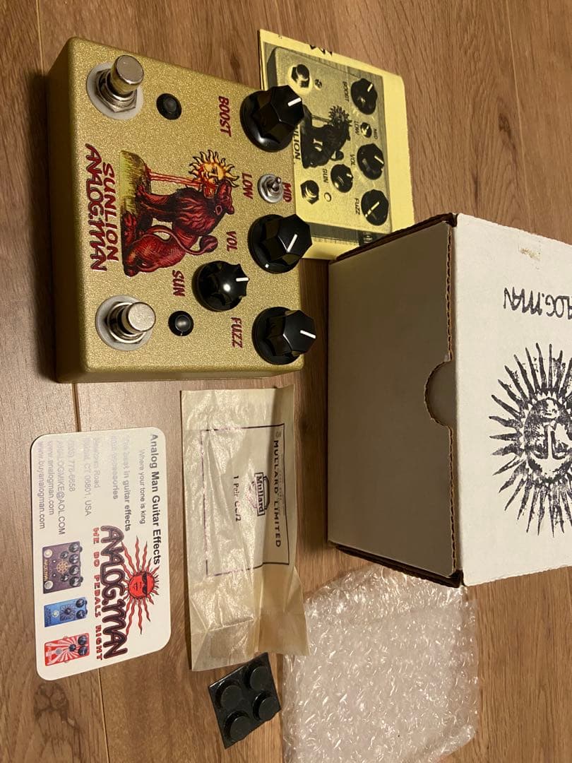 ANALOG.MAN SUN LION ファズ エフェクター トーンベンダー - メルカリ