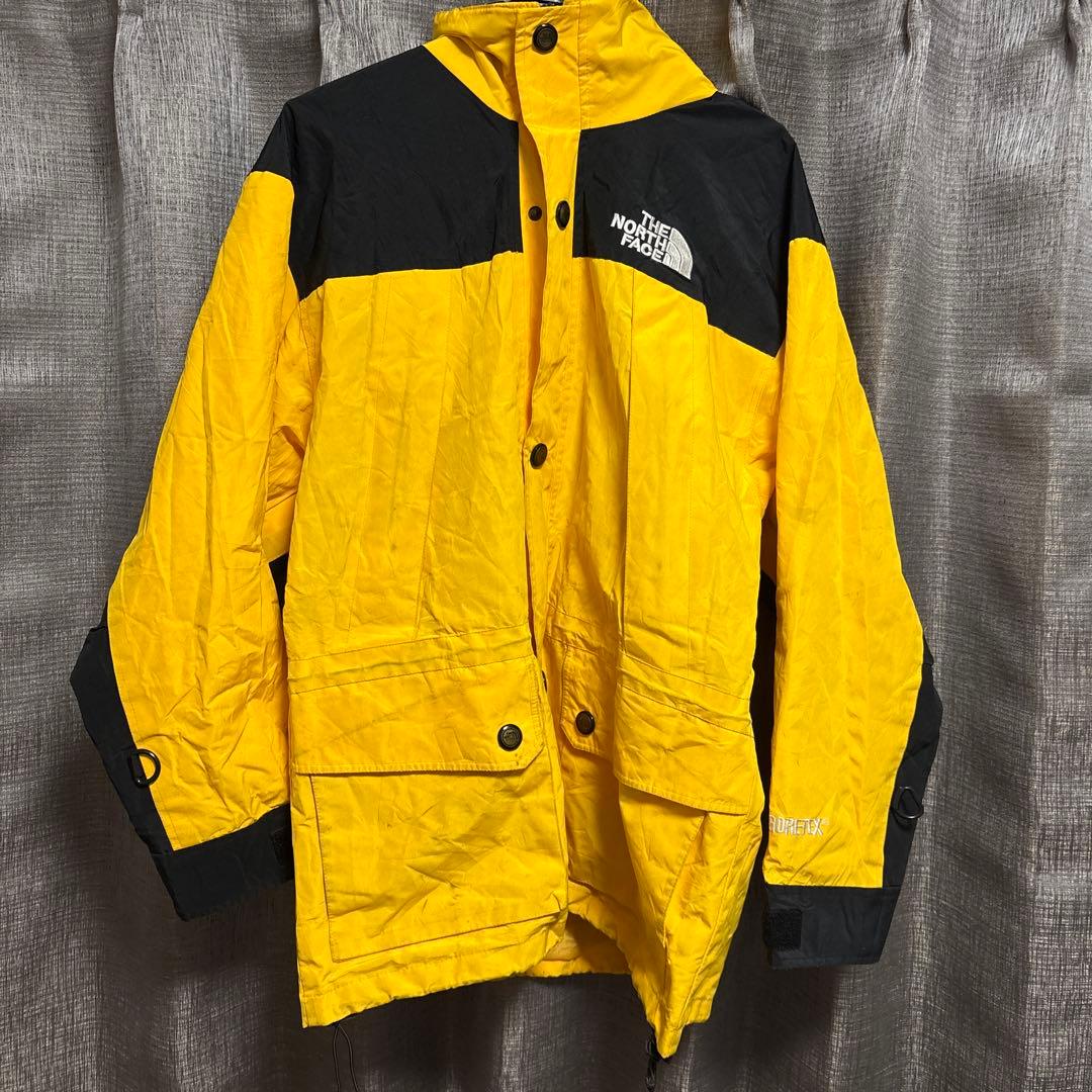 ノースフェイス マウンテンパーカー イエロー/ブラック GORE-TEX