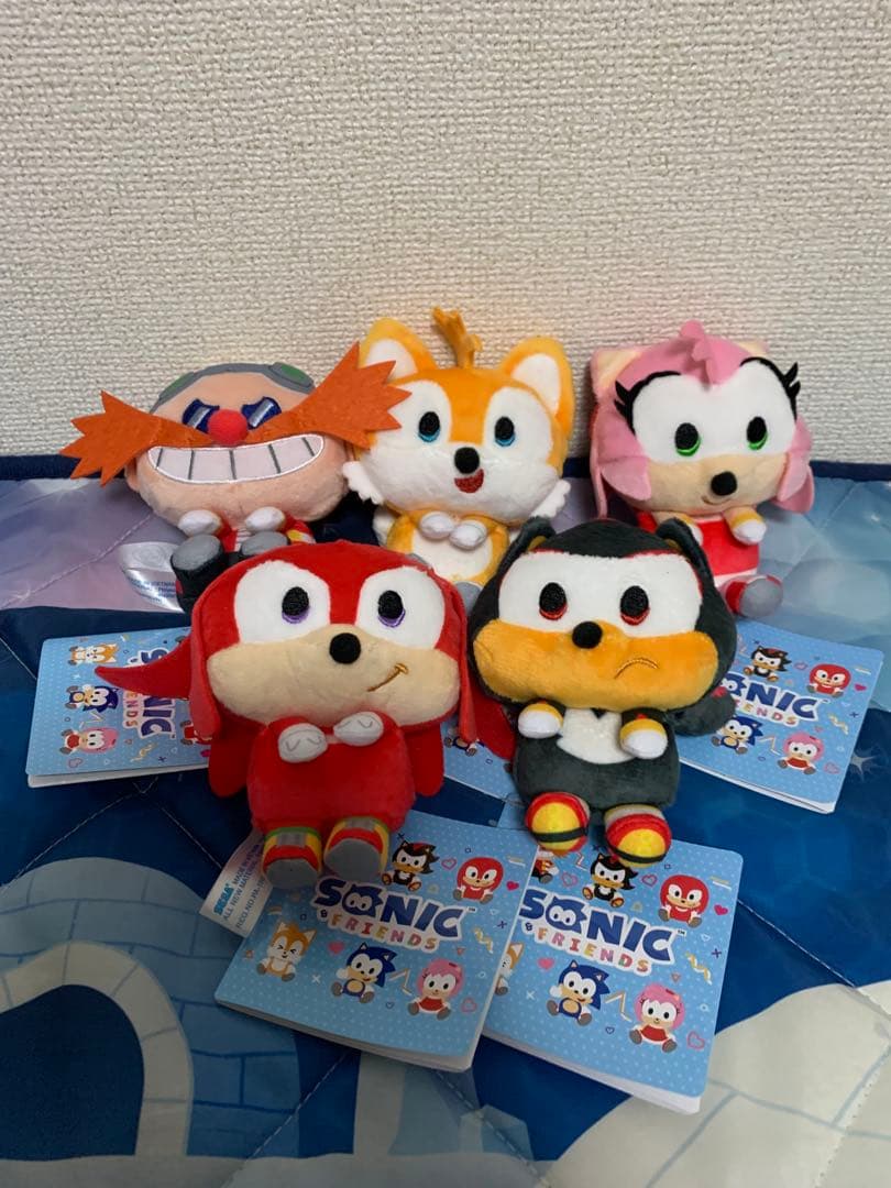 ソニック SONIC＆FRIENDS &youマスコット ぬいぐるみ 5種セット - メルカリ