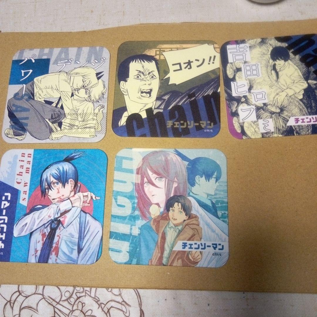 チェンソーマンアートコースター原作絵柄 全45種＋封入特典3種 - メルカリ