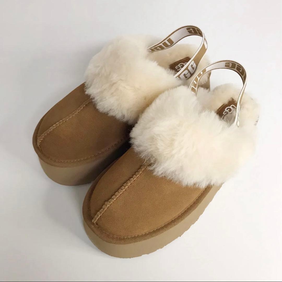 UGG FUNKETTE ファンケット 厚底 25cm チェスナット - メルカリ